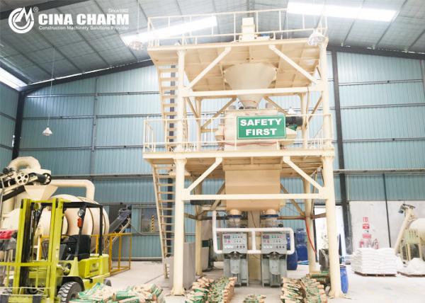 Quality Power Switch Control Dry Mix Mortar Plant Dust Proof With Screw Conveyor for sale