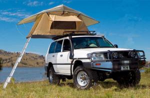  Easy On 4x4 Roof Top Tent Stainless Steel Pole Material For 2 Person Manufactures