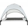 Buy cheap White 7in Folding Camping Dog Bed BSCI Outdoor Raised Dog Bed With Canopy from wholesalers