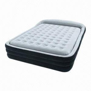 China 2-layered Inflatable PVC Flocked Air Bed, Easy-to-clean on sale