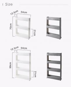  Folding Plastic Organizer Shelf W13.5cm Plastic Corner Rack For Bathroom Manufactures