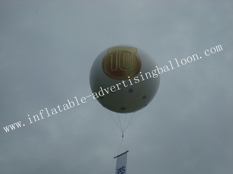  2M Inflatable Advertising Helium Balloon For Promotional , Grand Opening and Exhibitions Manufactures