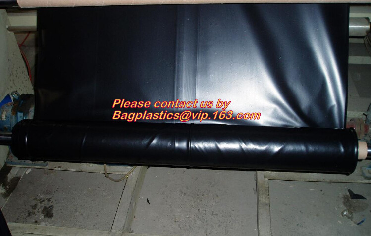  0.31 1 2 3 3.5 4 5 6 8 10 12 15 mil Waterproof Dampproof Clear / Black Plastic Poly Construction Film Rolls bagease pack Manufactures