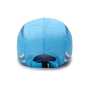  Outdoor 5 Panel Running Hat , Dryfit Fabric Foldable Summer Hat For Sports Manufactures