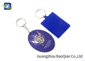  UV Printing Personalized 3D Keychains , 3D Keyring Customized Different Shape Manufactures