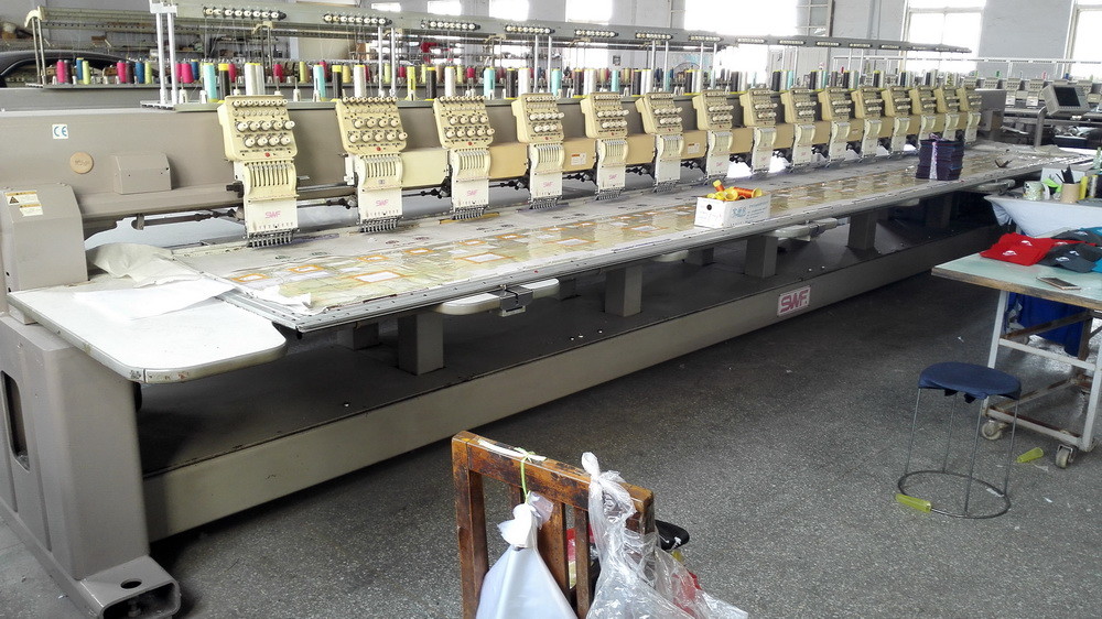 China High Performance Used SWF Embroidery Machine 400 x 750mm Emb Area on sale