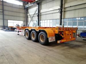 China china factory cheapest 40 ft skeleton semi trailer for sale, best price CLW skeleton container semitraielr for sale on sale
