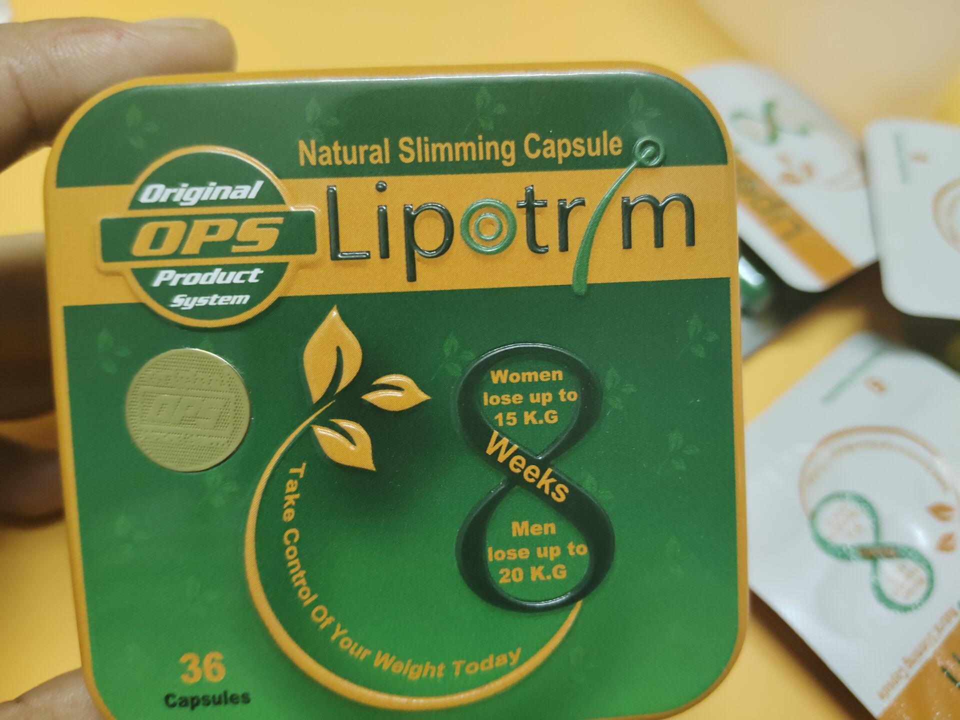 Natural Lipotrim Slimming Capsule Weight Loss For Unisex Adults
