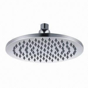 China Oversized Spray Face Rain Shower Head, Polished Surface Treatment, Made of Ceramic Material on sale