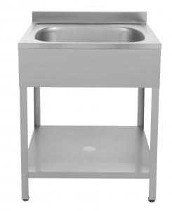 China 80cm Farmhouse Outdoor Stainless Steel Sink Stand One Bowl on sale