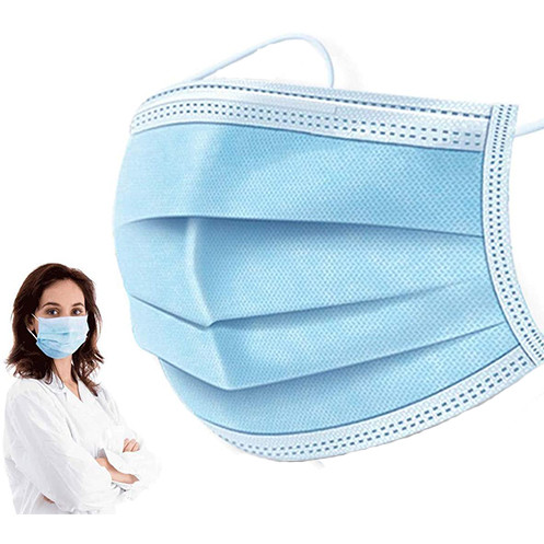  Disposable Earloop Face Mask Skin Friendly Low Sensitivity 3 Ply Non Woven Face Mask Manufactures