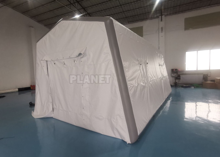  0.6mm PVC Air Sealed Inflatable Hospital Tent For Quick Rescue Manufactures