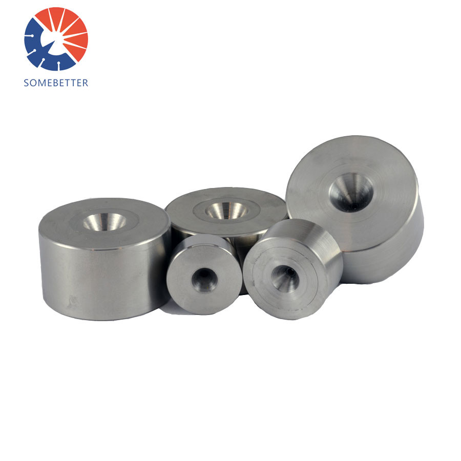  0.04-0.3mm Polycrystalline diamond PCD wire drawing die for copper and stainless steel wire Manufactures