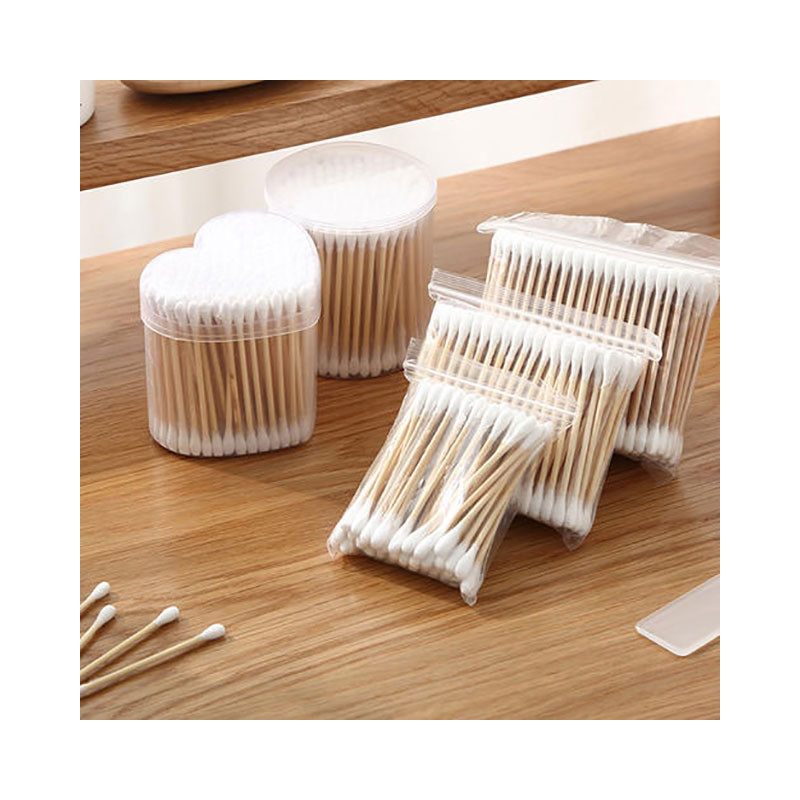 White Color Medical Cotton Swab Eco Friendly Recyclable Materials Manufactures
