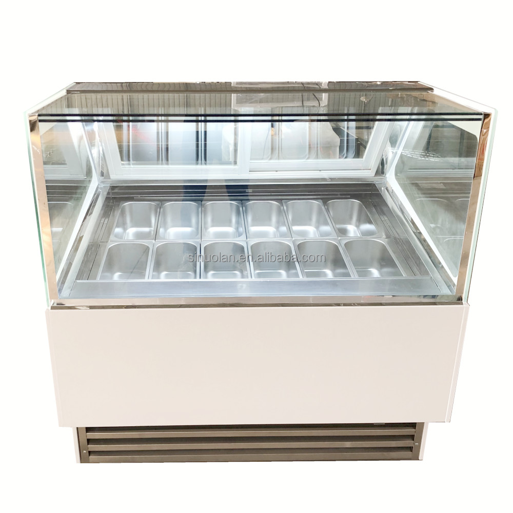 Quality China Manufacturer Customize Commercial Ice Cream Refrigerated Display Cabinet For Sale for sale