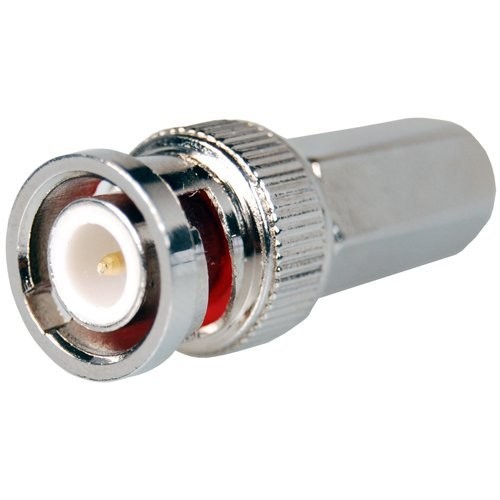 China BNC Coaxial Connector Male Video Plug Coupler Connector for CCTV Camera and Coax Cable on sale