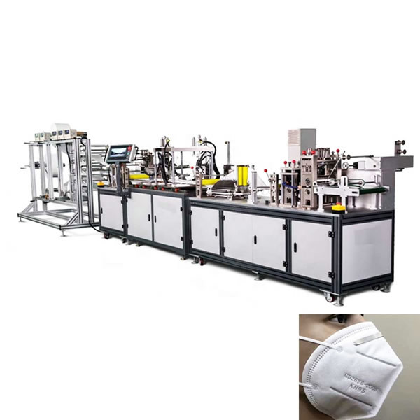  KN95 Fully Automatic Nonwoven Fabric Face Mask Medical Face Mask Making Machine Manufactures