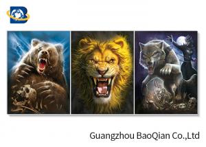  Framed Art Lenticular 3D Poster Angry Animal Changing Picture Home Decoration Manufactures