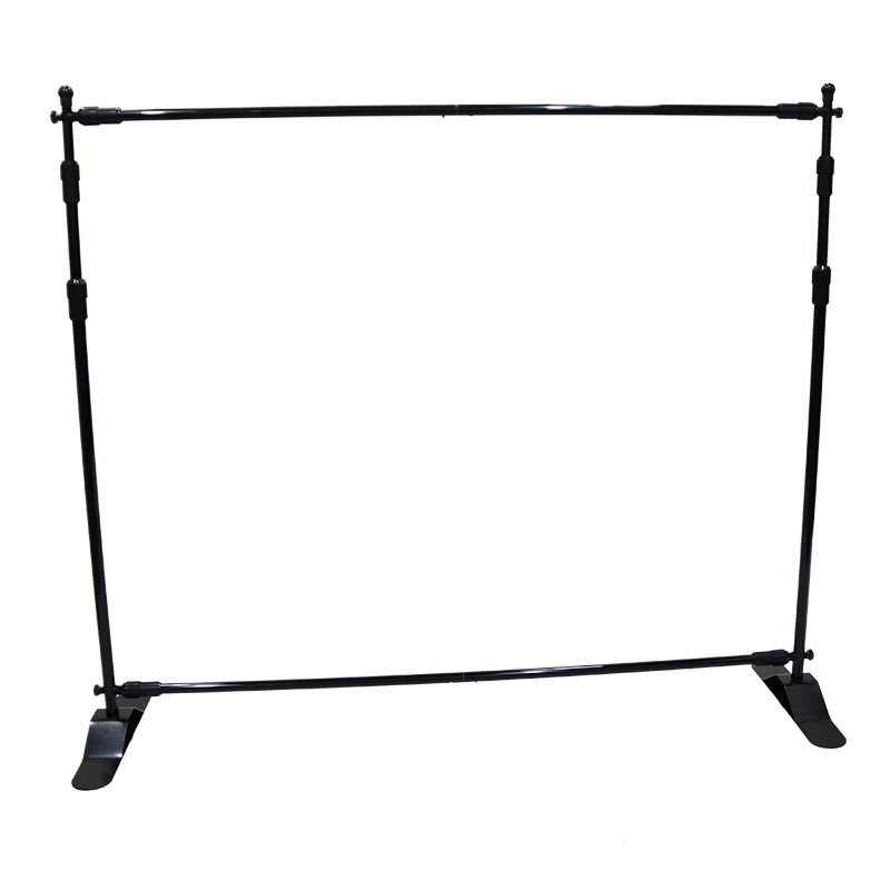  Large Graphic Adjustable Display Stand , Backwall Telescopic Backdrop Stand Manufactures