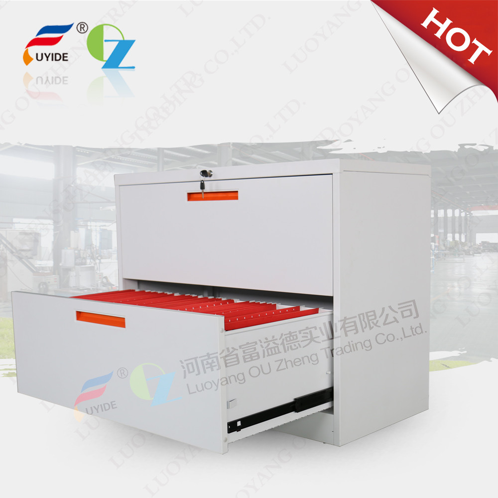 China filing cabinet for office,H730XW900XD452mm,white color,two drawer,in stock on sale