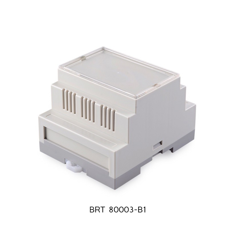 Buy cheap 72*87*60mm Din Rail Enclosure For Electronic Project Industrial Diy Fireproof from wholesalers