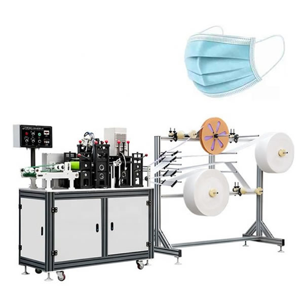  High Speed Fully Semi Automatic Disposable Fabric Medical Surgical Dust Face Mask Making Machine Manufactures