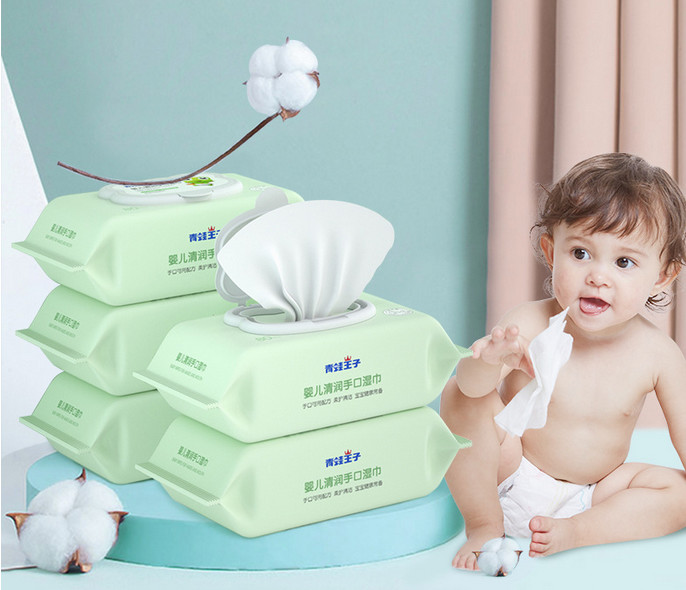 China Natural Care Plant Based Bamboo Wet Baby Wipes For Newborn Sensitive Skin Care on sale