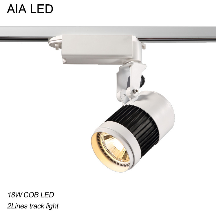  High quality good price COB LED 18W Track light for restaurant shop decoration Manufactures
