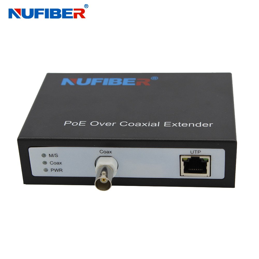  RJ45 To BNC Coaxial Media Converter 300 Meters Max For POE Camera Manufactures