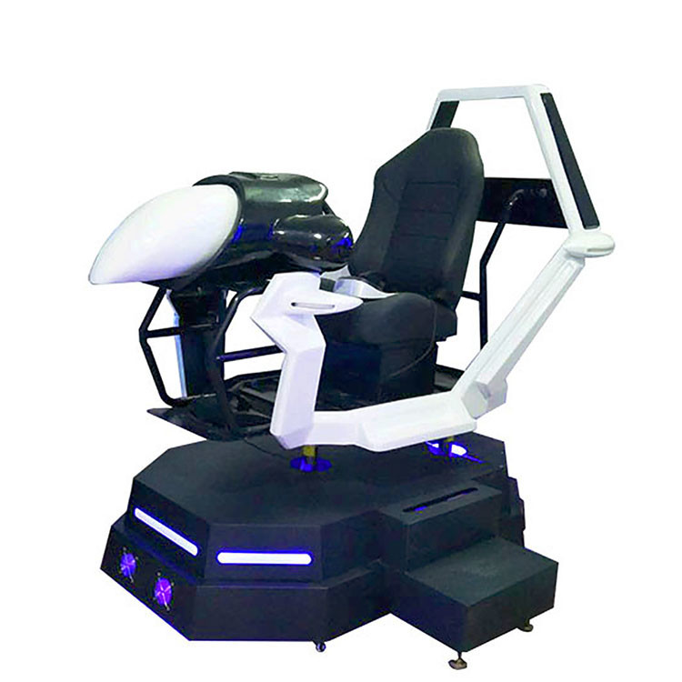 China Modern Design VR Racing Simulator , Fiberglass 9D VR Driving Simulator Game on sale