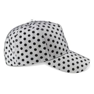  White Printed Long Brim Baseball Hat , Trendy Outdoor Ladies Sports Hats Manufactures