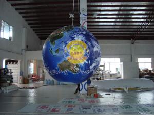  1.5m Giant Full Digital Printed Earth Balloons Globe with Good Elastic for Sporting events Manufactures