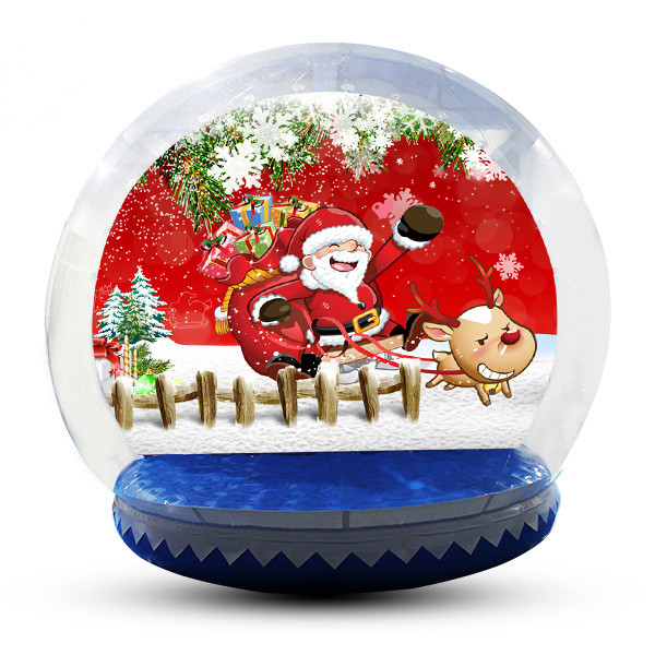 Large Inflatable Snow Globe For Outdoor Christmas Decoration EN14960 Manufactures