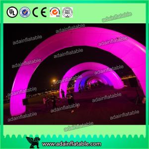  White Inflatable Arch With LED Light , Event Inflatable Archway Manufactures