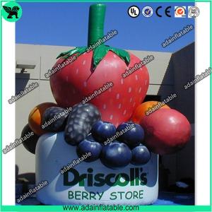  Inflatable Strawberry,Inflatable Grape, Advertising Inflatable Fruits Replica Manufactures