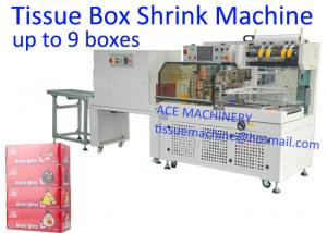 Sealing Shrinking 9 Boxes Tissue Paper Packing Machine