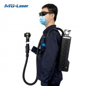  100W Backpack Fiber Laser Cleaning Machine For All Indutries Metal Surface Cleaning Manufactures