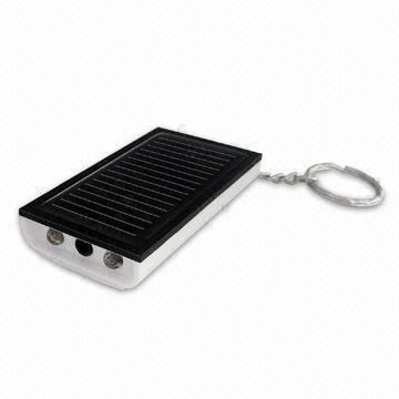  Solar Charger with Flashlight Function, Supports 350mAh Capacity Manufactures