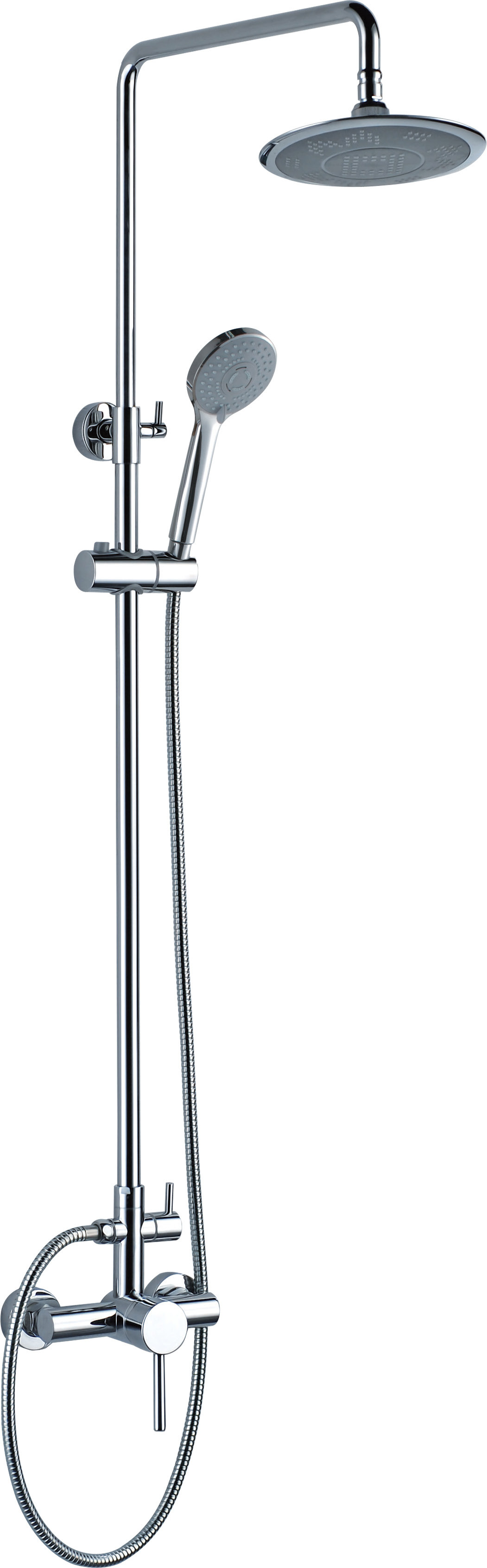  Ceramic Brass Bathroom Faucet with 8 inch ABS Head Shower Manufactures