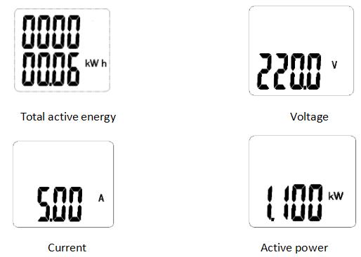 AC220V ADL100-ET Single Phase Digital Energy Meter / Multi Function Energy Meter