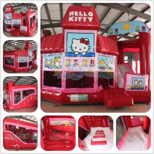 China Inflatable combo Hello Kitty 3D 5-in-1 Combo on sale