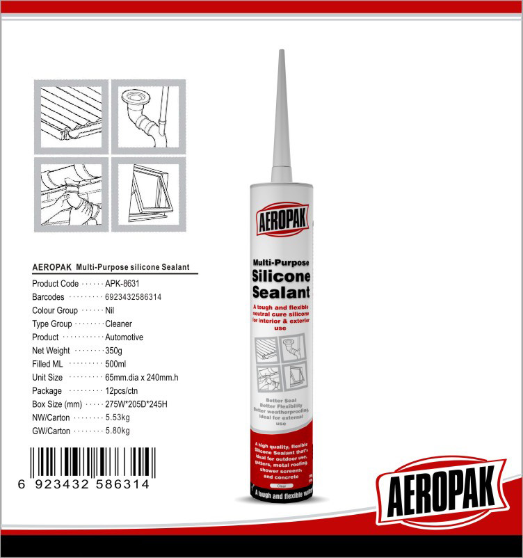  Heat Resistant Waterproof Silicone Sealant For Electronics Weather Resistance Manufactures