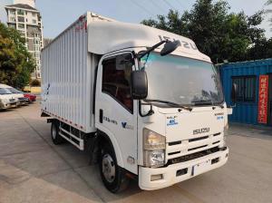 China White Manual Pre Owned Cargo Vans Diesel Isuzu Used Cargo Van Box Truck on sale