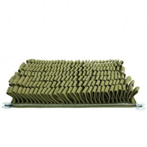  30cm 6cm Homemade Dog Snuffle Mat Army Green 4 Silicone Suction Cups Manufactures