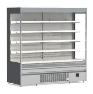 China Open Front Commercial case Open Display Refrigerator Air Cooled 608L 912L 1200L on sale