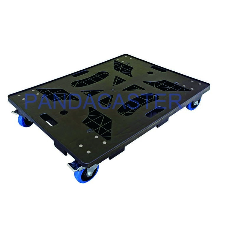 China 250KG Splicing Movable Plastic Dolly Cart Trolley With 4 Silent 4 Casters on sale