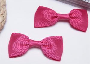  High End Bow Tie Ribbon , Hair Elastic Bands Home Textile Purple Manufactures