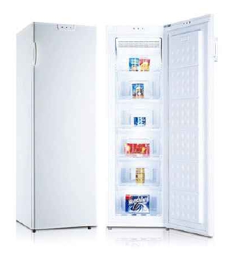 China 188L A+ Frost free (no frost freezer) upright freezer single door vertical freezer on sale