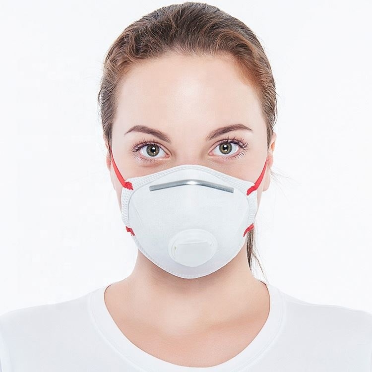  Cup Shaped Disposable Breathing Mask , Water Soluble Dust Mask Respirator Manufactures