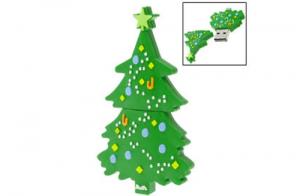 China Green Christmas tree USB Flash Drive on sale